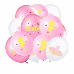 Ballerina Latex Balloon Bouquet - 15 Balloons