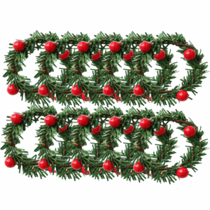 Napkin Rings - Christmas Wreath (Set of 10)