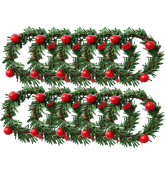 Napkin Rings - Christmas Wreath, Napkin Rings – Christmas Wreath (Set of 10)