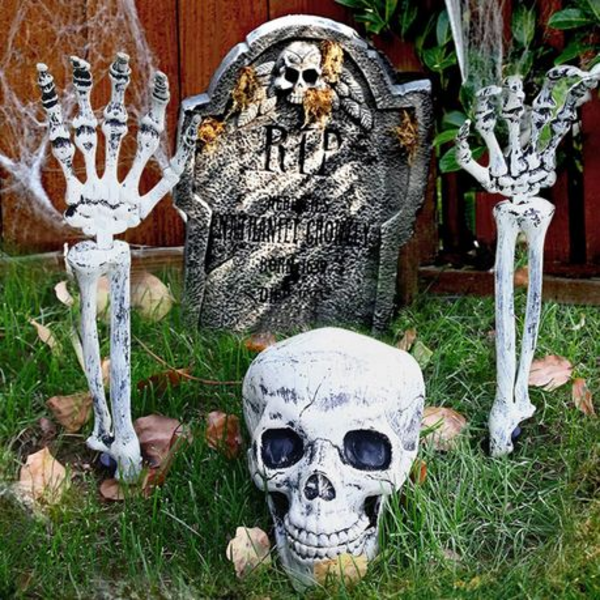 Halloween Skull and Hands Decoration Props, Halloween Skull and Hands Decoration Props