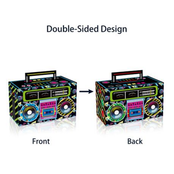 Party Favor Boxes - Disco Boombox Theme (12 Boxes), Party Favor Boxes – Disco Boombox Theme (12 Boxes)