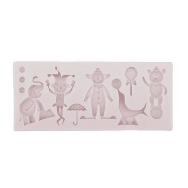 Circus Themed Silicone Mold - Clown, Circus Themed Silicone Mold – Clown