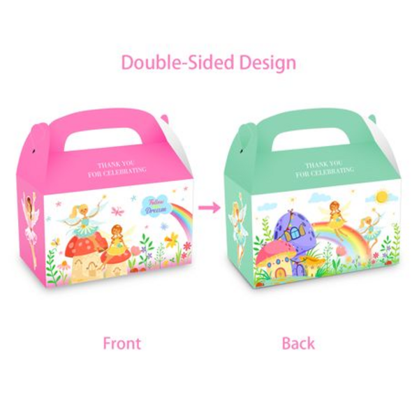 Party Favor Boxes - Fairy Theme (12 Boxes), Party Favor Boxes – Fairy Theme (12 Boxes)