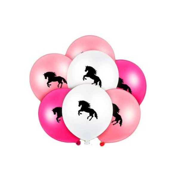Horse Print Latex Balloon Set - 10 Balloons, Horse Print Latex Balloon Set – 10 Balloons