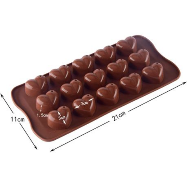 Silicone Heart Mould, Silicone Heart Mold