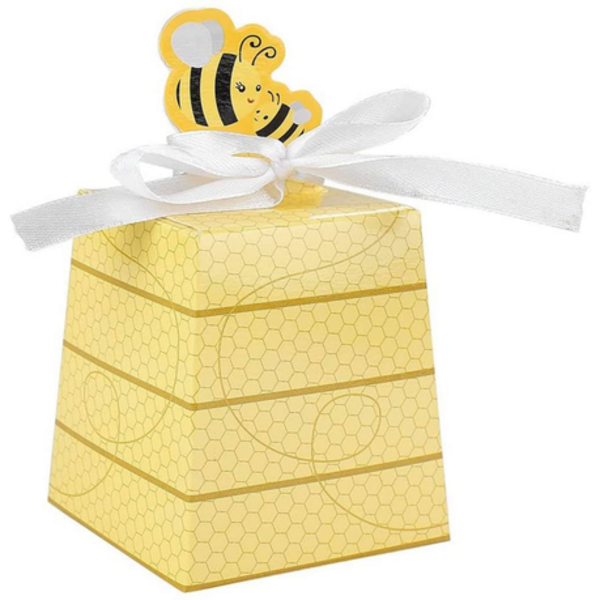 Bee Party Favor Boxes - Set of 10, Bee Party Favor Boxes – Set of 10