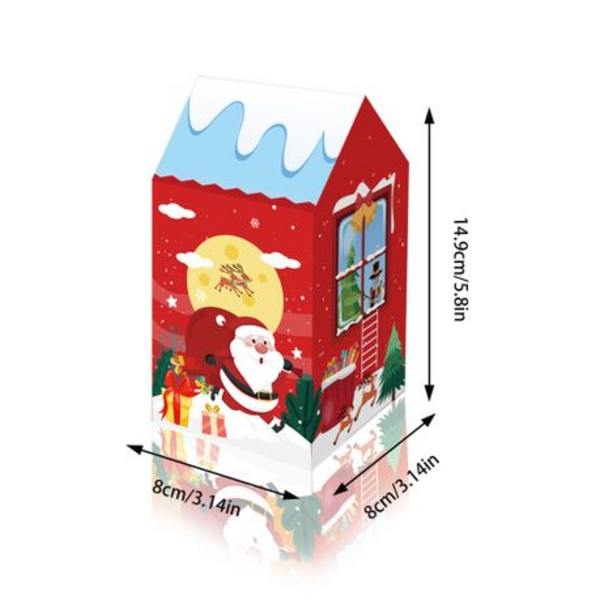Small Party Favor Boxes - Christmas Theme - 12 Boxes, Small Party Favor Boxes – Christmas Theme – 12 Boxes