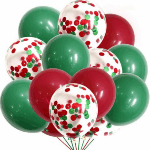 Christmas Themed Latex Balloon Set (50 Balloons)