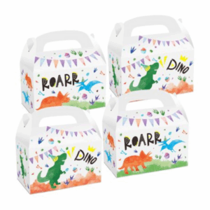 Party Favor Boxes - Dinosaur Theme (12 Boxes)