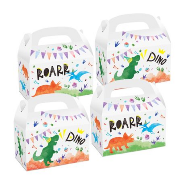 Party Favor Boxes - Dinosaur Theme (12 Boxes), Party Favor Boxes – Dinosaur Theme (12 Boxes)