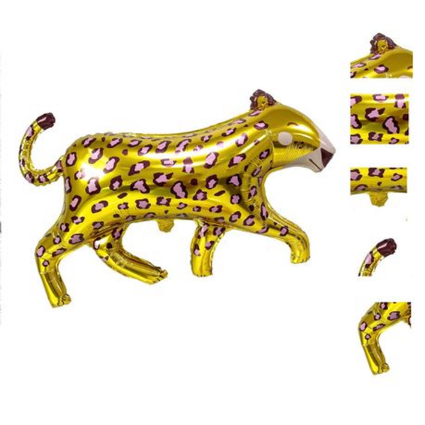 Gold Leopard Foil Balloon (95cm), Gold Leopard Foil Balloon (95cm)