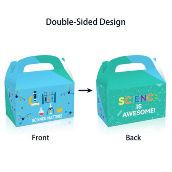 Party Favor Boxes - Science Theme - 12 Boxes, Party Favor Boxes – Science Theme – 12 Boxes