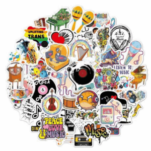 Variety Stickers (Rock n Roll) (50 Stickers)