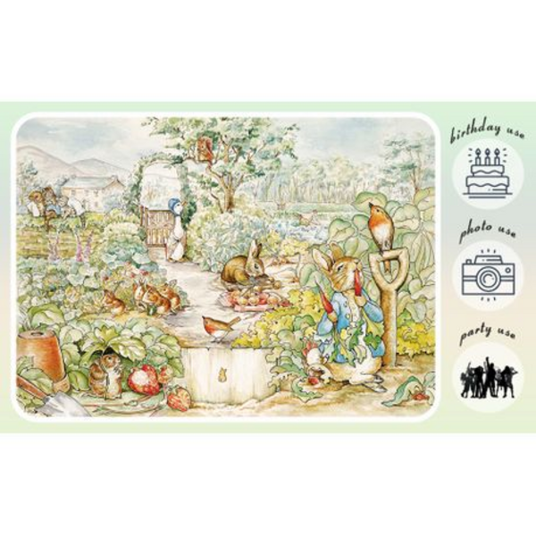 Large Peter Rabbit Themed Backdrop, Kids Birthday Party and Photography Backdrop – Peter Rabbit