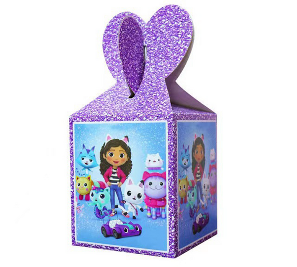 Small Favor Boxes - Gabby's Dollhouse Themed, Small Favor Boxes – Gabby’s Dollhouse Themed (6 Boxes)