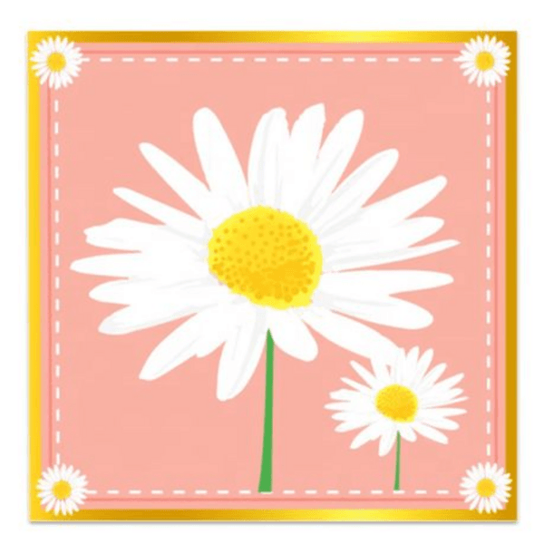 Party Paper Tableware / Cutlery Set - Daisy Flower Theme, Party Paper Tableware / Cutlery Set – Daisy Flower Theme (Set of 8)