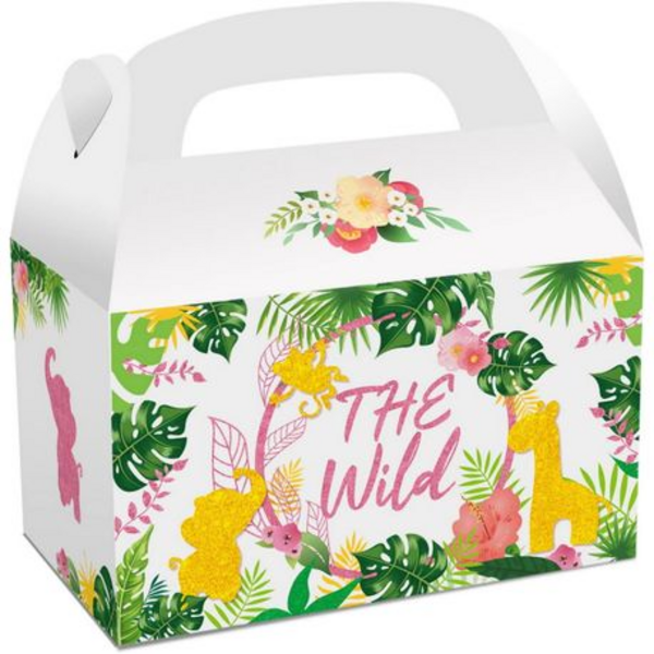Party Favor Boxes - Wild Jungle Theme, Party Favor Boxes – Wild Jungle Theme – 12 Boxes