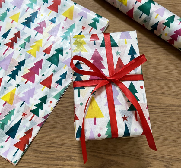 Christmas Themed Tissue Paper, Christmas Themed Tissue Paper – Trees (10 Sheets)