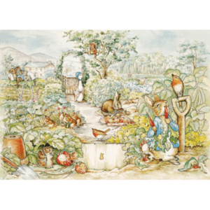 Kids Birthday Party and Photography Backdrop - Peter Rabbit