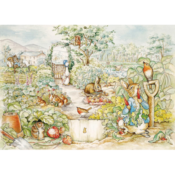 Large Peter Rabbit Themed Backdrop, Kids Birthday Party and Photography Backdrop – Peter Rabbit