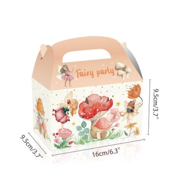 Party Favor Boxes - Woodland Fairy Theme - 12 Boxes, Party Favor Boxes – Woodland Fairy Theme – 12 Boxes
