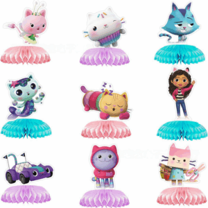 Honeycomb Table Décor - Gabby's Dollhouse