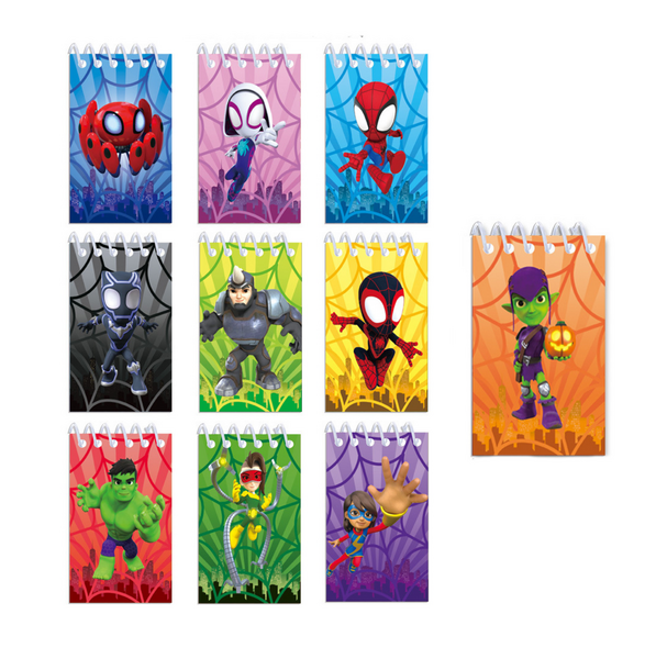 , Small Notebook Set – Spidey (10 Notebooks)