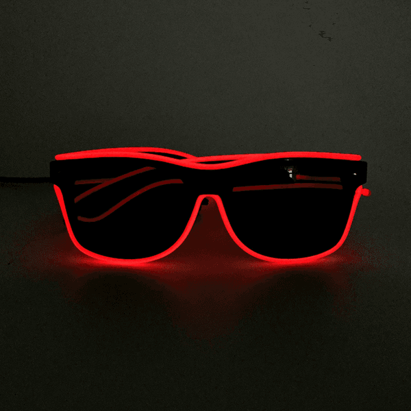 LED Glasses, LED Glasses – Red