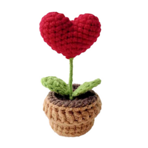 Crochet Heart Valentine's Favor