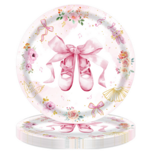 Ballet Small Paper Plates (20 Plates)