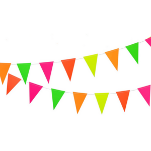 Black Light Reactive Fluorescent Banner