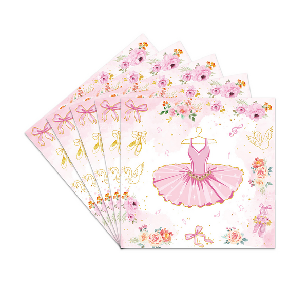 Ballet Napkins (20 Napkins), Ballet Napkins (20 Napkins)