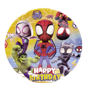 Spidey Themed Large Paper Plates (10 Plates)