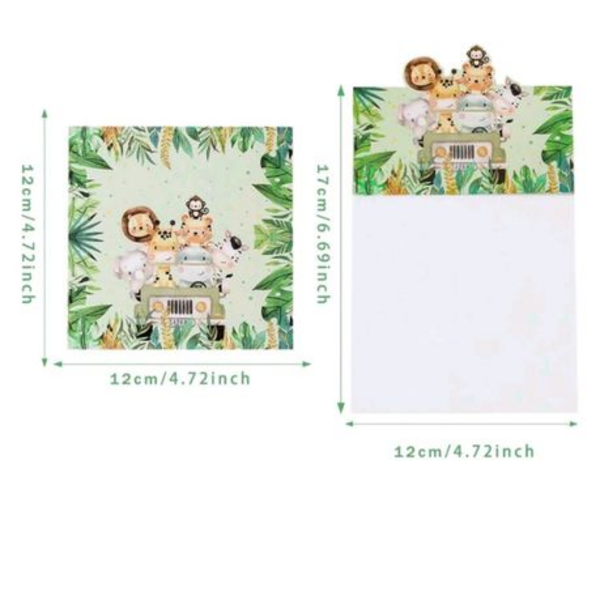 DIY Party Favor Bags - Jungle Animals (Set of 10), DIY Party Favor Bags – Jungle Animals (Set of 10)