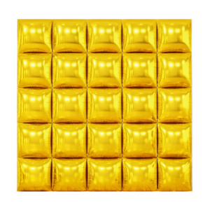 Foil Balloon Wall Backdrop - Gold