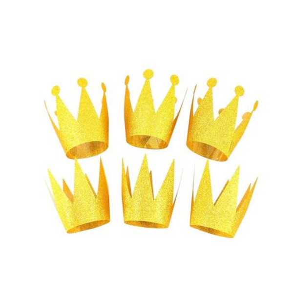 Prince and Princess Crowns, Prince and Princess Crowns – 6 Piece Set