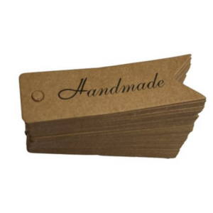 Small "Handmade" Tags - 100 Tags