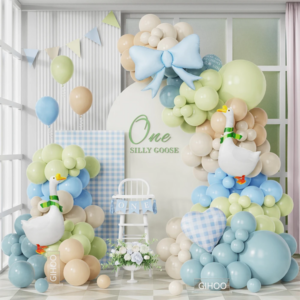 Balloon Arch Set - Goose (Blue)