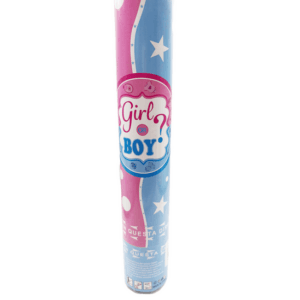 Gender Reveal Confetti Popper - Pink