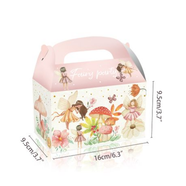 Party Favor Boxes - Woodland Fairy Theme - 12 Boxes, Party Favor Boxes – Woodland Fairy Theme – 12 Boxes