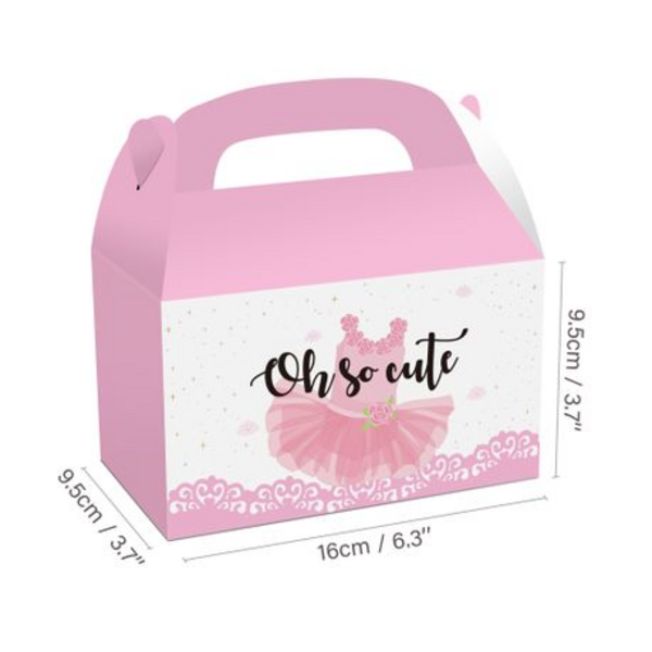 Party Favor Boxes - Ballet Theme - 12 Boxes, Party Favor Boxes – Ballet Theme – 12 Boxes