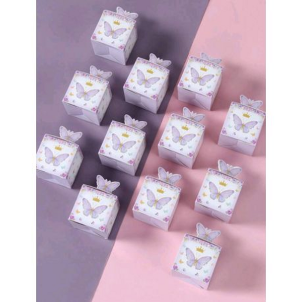 DIY Butterfly Party Favor Boxes Set of 24, DIY Butterfly Party Favor Boxes Set of 24