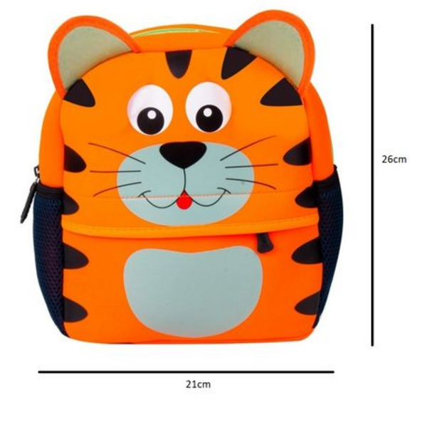Small Kids Tiger Backpack (Orange), Small Kids Tiger Backpack (Orange)