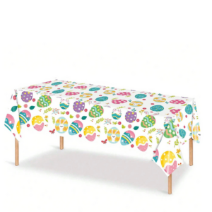 Easter Themed Plastic Tablecloth