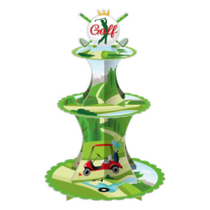 3 Tier Cupcake Stand - Golf