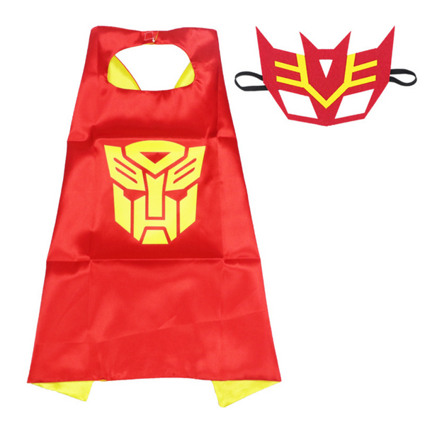 Transformer Cape and Mask Set, Transformer Cape and Mask Set – Red