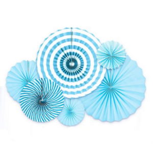 Paper Fan Decoration Set of 6