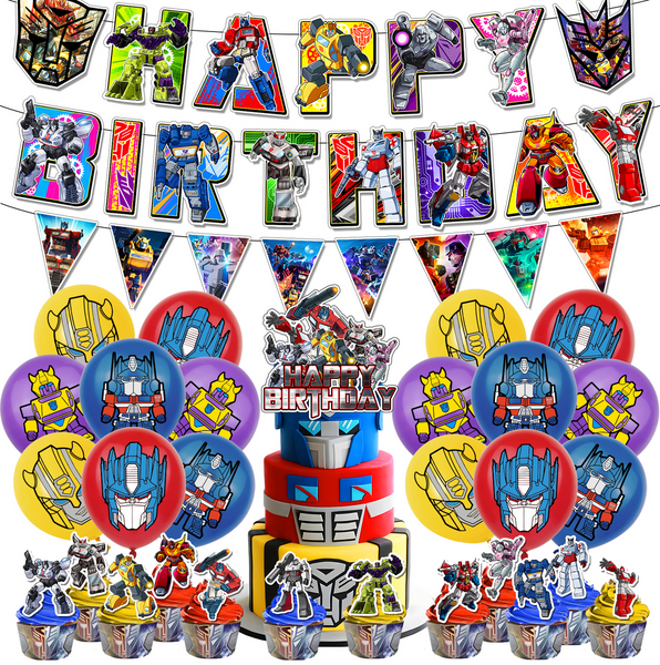Party Decoration Set - Transformers, Party Decoration Set – Transformers
