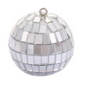 Disco Ball Décor (Silver) - 5cm