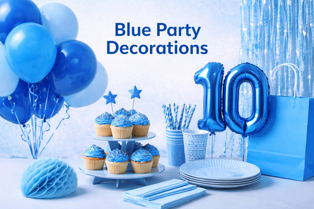 Blue Party Decorations - Party Palace